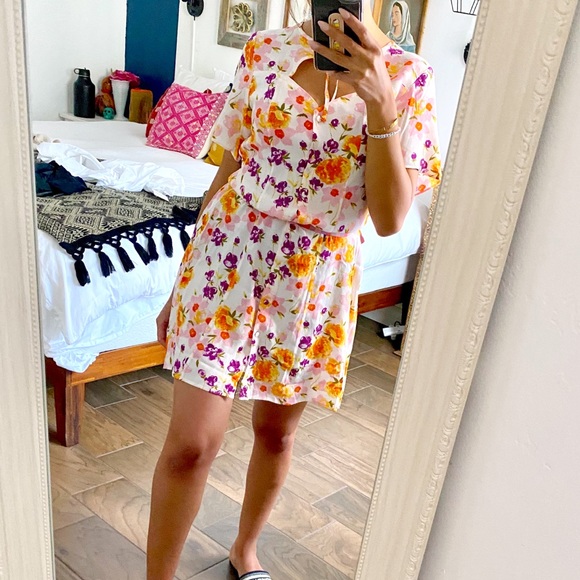 & Other Stories Floral Mini Dress - NEW - Picture 10 of 11